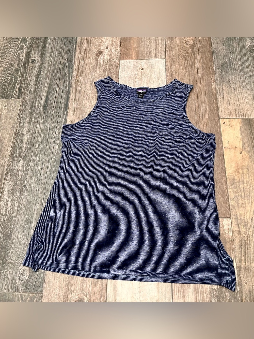 Patagonia Tank Top Women XS Navy Blue Pullover Sleeveless Trail Harbor